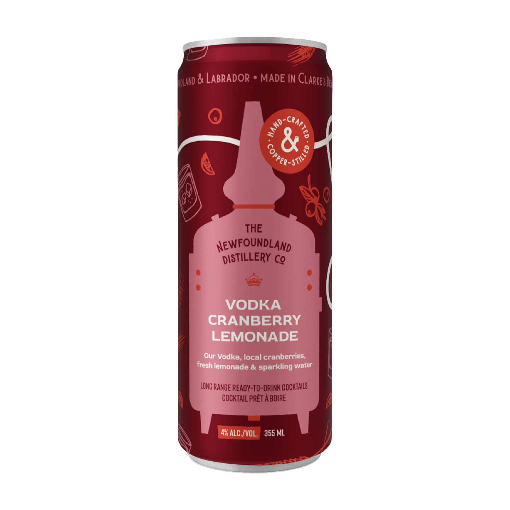 Vodka Cranberry Lemonade - The Newfoundland Distillery Co