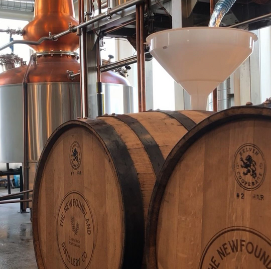 Barrelling the first ever Newfoundland Whisky